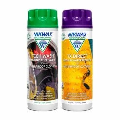 Nikwax Tech Wash And TX Direct 300ml Twin Pack -Men's Footwear shop go 192577 z