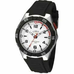 Limit Torch Watch Blk Strap Wht Face -Men's Footwear shop go 324425 z