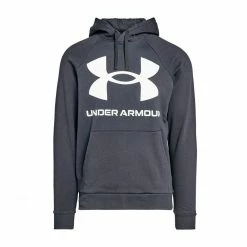 Under Armour Rival Large Logo Overhead Hoodie -Men's Footwear shop go 371875 u