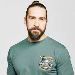 Weird Fish Mens' Motorcycle Frog Art T-shirt -Men's Footwear shop go 377475 d