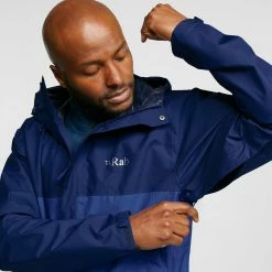 Rab Men’s Downpour ECO Waterproof Jacket -Men's Footwear shop go 408420 f