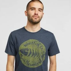 Weird Fish Men's Woodcut T-shirt -Men's Footwear shop go 476630 d