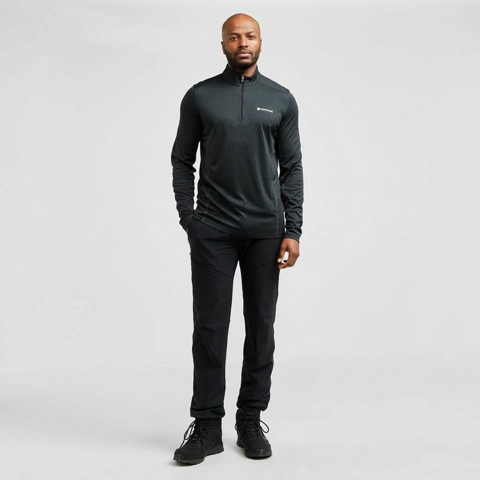 Montane Men’s Dart Zip Neck Long Sleeve T-Shirt 3 Montane Men’s Dart Zip Neck Long Sleeve T-Shirt - Image 3