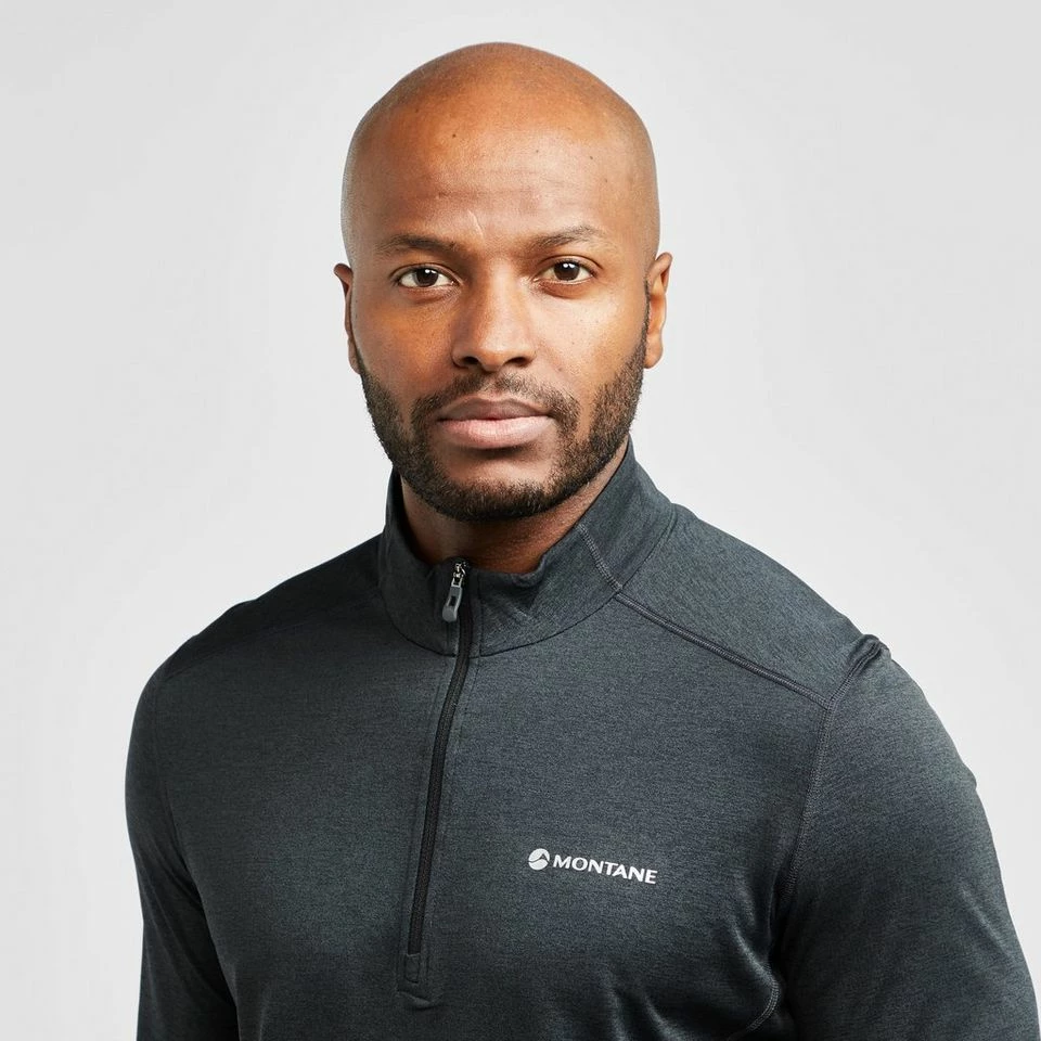 Montane Men’s Dart Zip Neck Long Sleeve T-Shirt 4 Montane Men’s Dart Zip Neck Long Sleeve T-Shirt - Image 4