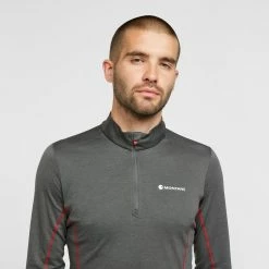 Montane Men’s Dart Zip Neck Long Sleeve T-Shirt -Men's Footwear shop go 479577 d