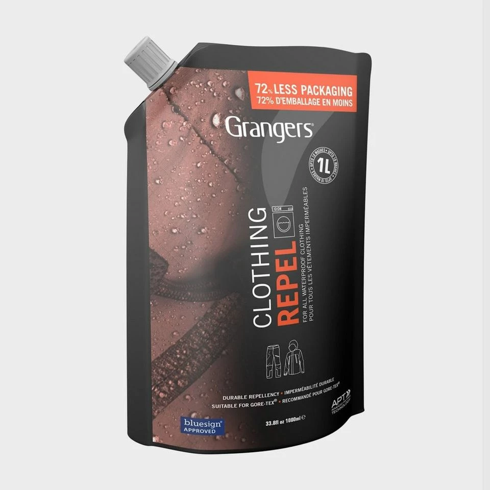 Grangers Clothing Repel Eco Pouch 1 Litre 1 Grangers Clothing Repel Eco Pouch 1 Litre