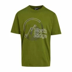 North Ridge Men’s Contour Logo Tee -Men's Footwear shop go 504425 u