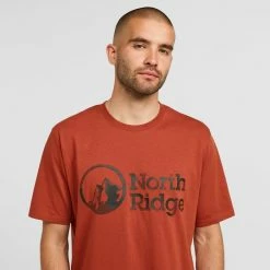 North Ridge Men’s Mesh Text Logo T-Shirt -Men's Footwear shop go 504426 d