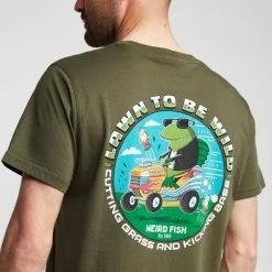 Weird Fish Men’s Lawn To Be Wild Organic T-Shirt 11 Weird Fish Men’s Lawn To Be Wild Organic T-Shirt -Men's Footwear shop go 521410 e