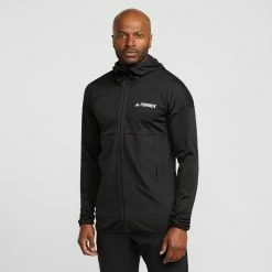 Adidas TERREX Men’s Terrex Tech Flooce Hooded Hiking Fleece Jacket