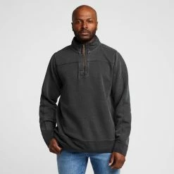 One Earth Men’s Tankerton Pique Half Zip Pullover