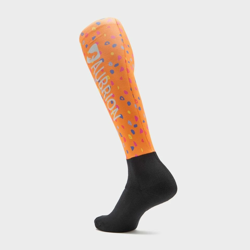 Aubrion Hyde Park Socks Orange Spot 2 Aubrion Hyde Park Socks Orange Spot - Image 2