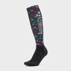 Aubrion Hyde Park Socks Pink Spot