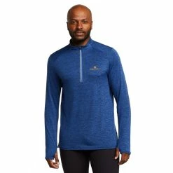 RONHILL Men’s Life Practice Half Zip Long Sleeve Tee -Men's Footwear shop go 576334 z