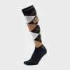 HV Polo Argyle Socks Navy/Sand/Gold