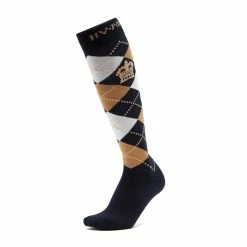 HV Polo Argyle Socks Navy/Sand/Gold -Men's Footwear shop go 577050 z