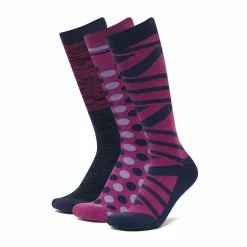 Dublin 3 Pack Socks Red Violet Ombre -Men's Footwear shop go 591572 z