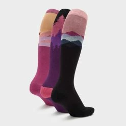 Dublin 3 Pack Socks Red Violet Sunset -Men's Footwear shop go 591573 c
