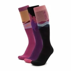 Dublin 3 Pack Socks Red Violet Sunset -Men's Footwear shop go 591573 z
