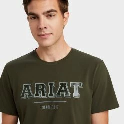 Ariat Men’s Varisty T-Shirt -Men's Footwear shop go 614622 c