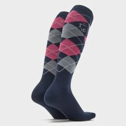 Platinum Adults Argyle Cotton Socks Navy -Men's Footwear shop go 618438 c