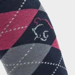 Platinum Adults Argyle Cotton Socks Navy -Men's Footwear shop go 618438 e