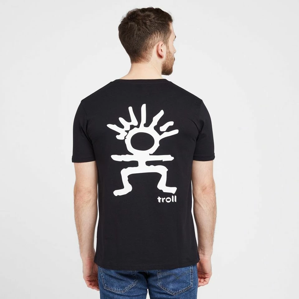TROLL Men’s Back Logo T-Shirt In Black 2 TROLL Men’s Back Logo T-Shirt In Black - Image 2