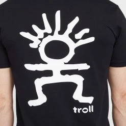 TROLL Men’s Back Logo T-Shirt In Black 11 TROLL Men’s Back Logo T-Shirt In Black -Men's Footwear shop go 643889 e