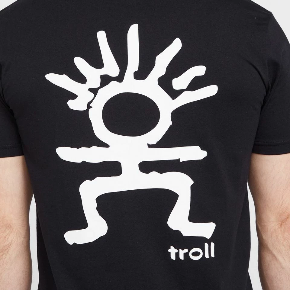 TROLL Men’s Back Logo T-Shirt In Black 5 TROLL Men’s Back Logo T-Shirt In Black - Image 5